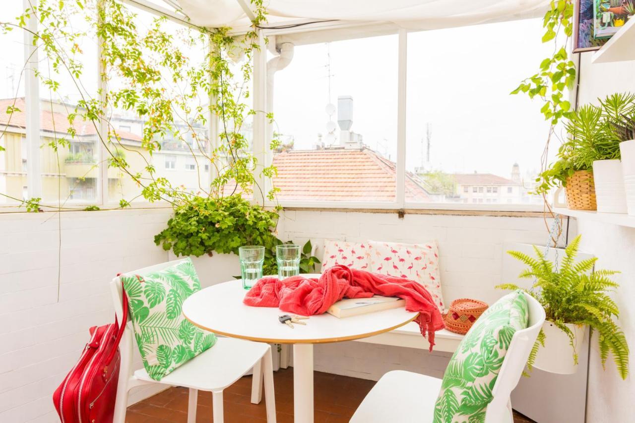 Duomo Views, Light, Jungle-Inspired Studio With Terrace ミラノ エクステリア 写真